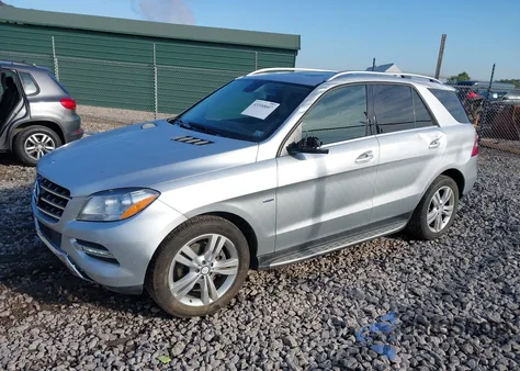 2012 Mercedes-Benz Ml 350 4Matic из США, поврежденный, VIN 4JGDA5HB4CA053747